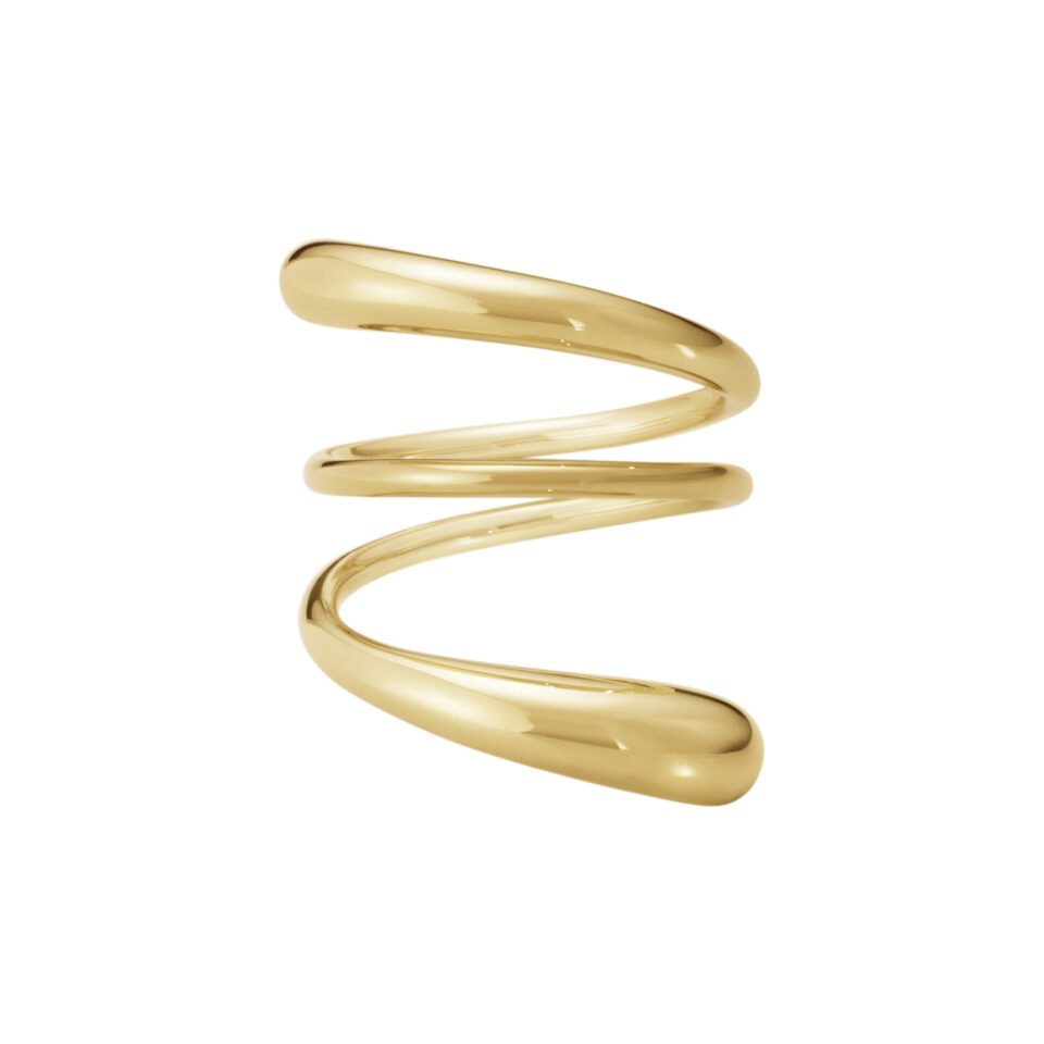 GEORG JENSEN - RING, MERCY TWIST GULT GULL
