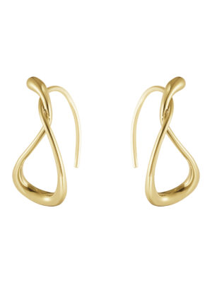 GEORG JENSEN - ØREDOBBER, MERCY HOOPS SMÅ GULT GULL