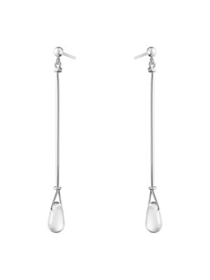 GEORG JENSEN - ØREDOBBER, VIVIANNA TORUN ROCK CRYSTAL BERGKRYSTALL SØLV