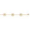GEORG JENSEN - ARMBÅND, DAISY FORGYLT SØLV MED HVIT EMALJE - DETALJER