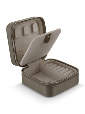 Smykkeskrin, 100 % silke beige