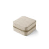 Smykkeskrin, 100 % råsilke beige