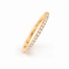 Ring, Love Bands rett gult gull 0,40-0,47 ct TW.VS.