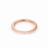 Ring, Love Bands rett roségull 0,40-0,47 ct TW.VS.
