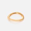 Ring, Love Bands buet gult gull 0,40-0,47 ct TW.VS.