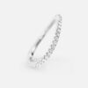 Ring, Love Bands buet hvitt gull 0,40-0,47 ct TW.VS.