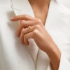 Ring, Snakes liten 0,02 ct TW.VS.