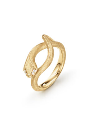 Ring, Snakes liten 0,02 ct TW.VS.