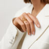 Ring, Snakes medium 0,02 ct TW.VS.