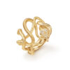 Ring, Snakes Medusa 0,03 ct TW.VS.