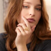 Ring, Snakes Medusa 0,03 ct TW.VS.
