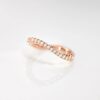 Ring, Love Bands buet bred roségull 0,90-1,00 ct TW.VS.