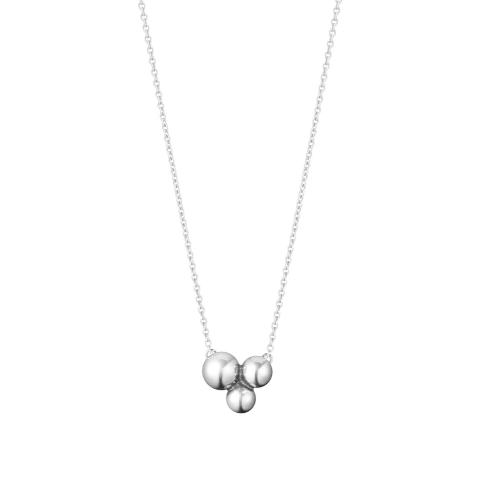 GEORG JENSEN - HALSKJEDE, MOONLIGHT GRAPES ANHENG OKSIDERT SØLV