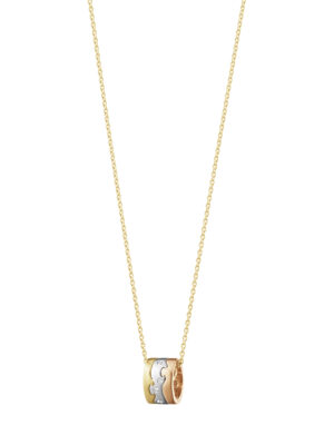 GEORG JENSEN - HALSKJEDE, FUSION ANHENG MED DIAMANTER 0,05 CT. MULTI