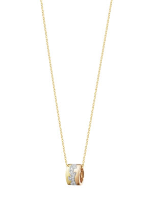 GEORG JENSEN - HALSKJEDE, FUSION ANHENG PAVÉ 0,19 CT. MULTI