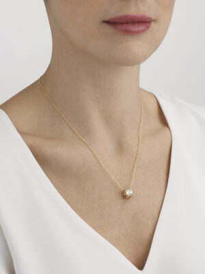GEORG JENSEN - HALSKJEDE, FUSION ANHENG PAVÉ 0,19 CT. MULTI - STYLING