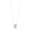 GEORG JENSEN - HALSKJEDE, FUSION ANHENG ÅPEN PAVÉ 0,22 CT. HVITT GULL