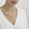 GEORG JENSEN - HALSKJEDE, FUSION ANHENG PAVÉ 0,43 CT. HVITT GULL - STYLING