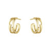 GEORG JENSEN - ØREDOBBER, FUSION HOOPS SMÅ GULT GULL