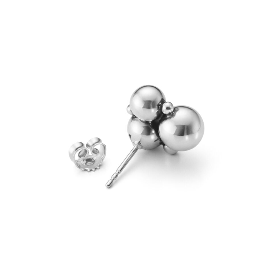GEORG JENSEN - ØREDOBBER, MOONLIGHT GRAPES STIFT OKSIDERT SØLV - DETALJER