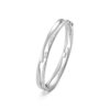 GEORG JENSEN - ARMRING, FUSION ÅPEN BANGLE 0,69-0,77 CT. HVITT GULL