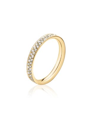 GEORG JENSEN - RING, MAGIC PAVÉ 0,47-0,60 CT. GULT GULL