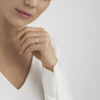 GEORG JENSEN - RING, MAGIC PAVÉ 0,47-0,60 CT. HVITT GULL - STYLING
