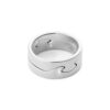 GEORG JENSEN - RING, FUSION ENDERING HVITT GULL - KOMBINASJON