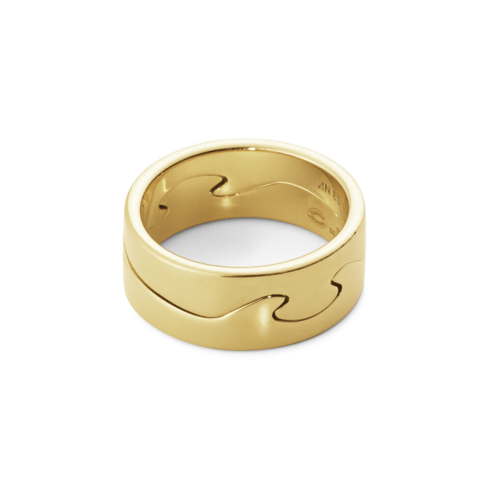GEORG JENSEN - RING, FUSION ENDERING GULT GULL - KOMBINASJON