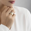 GEORG JENSEN - RING, FUSION ENDERING ROSÉGULL - STYLING