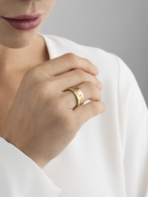 GEORG JENSEN - RING, FUSION ENDERING ROSÉGULL - STYLING