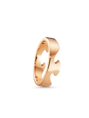 GEORG JENSEN - RING, FUSION ENDERING ROSÉGULL