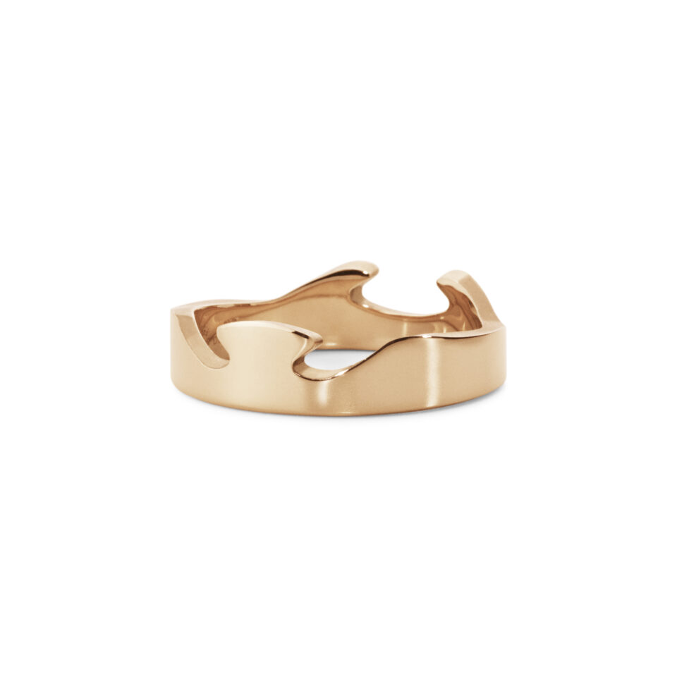 GEORG JENSEN - RING, FUSION ENDERING ROSÉGULL - DETALJER