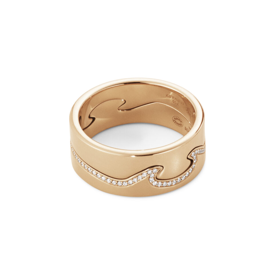 GEORG JENSEN - RING, FUSION ENDERING ROSÉGULL - KOMBINASJON