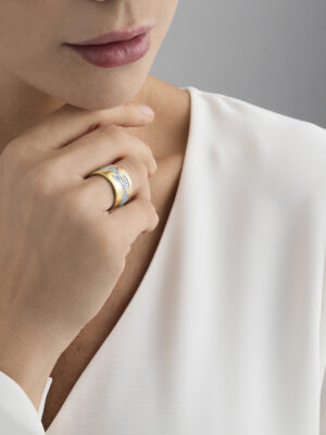 GEORG JENSEN - RING, FUSION ENDERING GULT GULL - STYLING