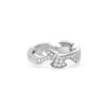 GEORG JENSEN - RING, FUSION CENTERRING PAVÉ 0,63-1,01 CT. HVITT GULL - DETALJER