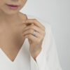 GEORG JENSEN - RING, MAGIC MED 2 BRILLIANTER 0,04 CT. HVITT GULL - STYLING