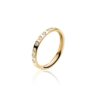 GEORG JENSEN - RING, MAGIC MED 9 BRILLIANTER 0,18 CT. GULT GULL