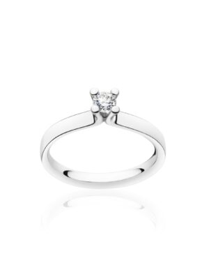GEORG JENSEN - RING, MAGIC SOLITAIRE 0,20 CT. PLATINA