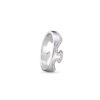 GEORG JENSEN - RING, FUSION ENDERING MED DIAMANTER 0,15-0,21 CT. HVITT GULL