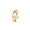 GEORG JENSEN - RING, FUSION ENDERING MED DIAMANTER 0,15-0,21 CT. ROSÉGULL