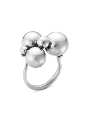 GEORG JENSEN - RING, MOONLIGHT GRAPES OKSIDERT SØLV