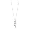 GEORG JENSEN - HALSKJEDE, MOONLIGHT GRAPES ANHENG 7 PERLER OKSIDERT SØLV
