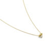 GEORG JENSEN - HALSKJEDE, MOONLIGHT GRAPES ANHENG MED DIAMANT 0,07 CT. GULT GULL - DETALJER