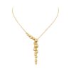 GEORG JENSEN - HALSKJEDE, MOONLIGHT GRAPES ANHENG STATEMENT MED DIAMANTER 0,12 CT. GULT GULL