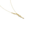 GEORG JENSEN - HALSKJEDE, MOONLIGHT GRAPES ANHENG STATEMENT MED DIAMANTER 0,12 CT. GULT GULL - DETALJER