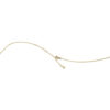 GEORG JENSEN - HALSKJEDE, MOONLIGHT GRAPES ANHENG STATEMENT MED DIAMANTER 0,12 CT. GULT GULL - DETALJER