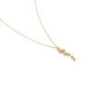 GEORG JENSEN - HALSKJEDE, MOONLIGHT GRAPES ANHENG LANGT MED DIAMANTER 0,05 CT. GULT GULL - DETALJER