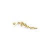 Øredobber, Moonlight Grapes lange gult gull med diamanter 0,07 ct TW.VS.