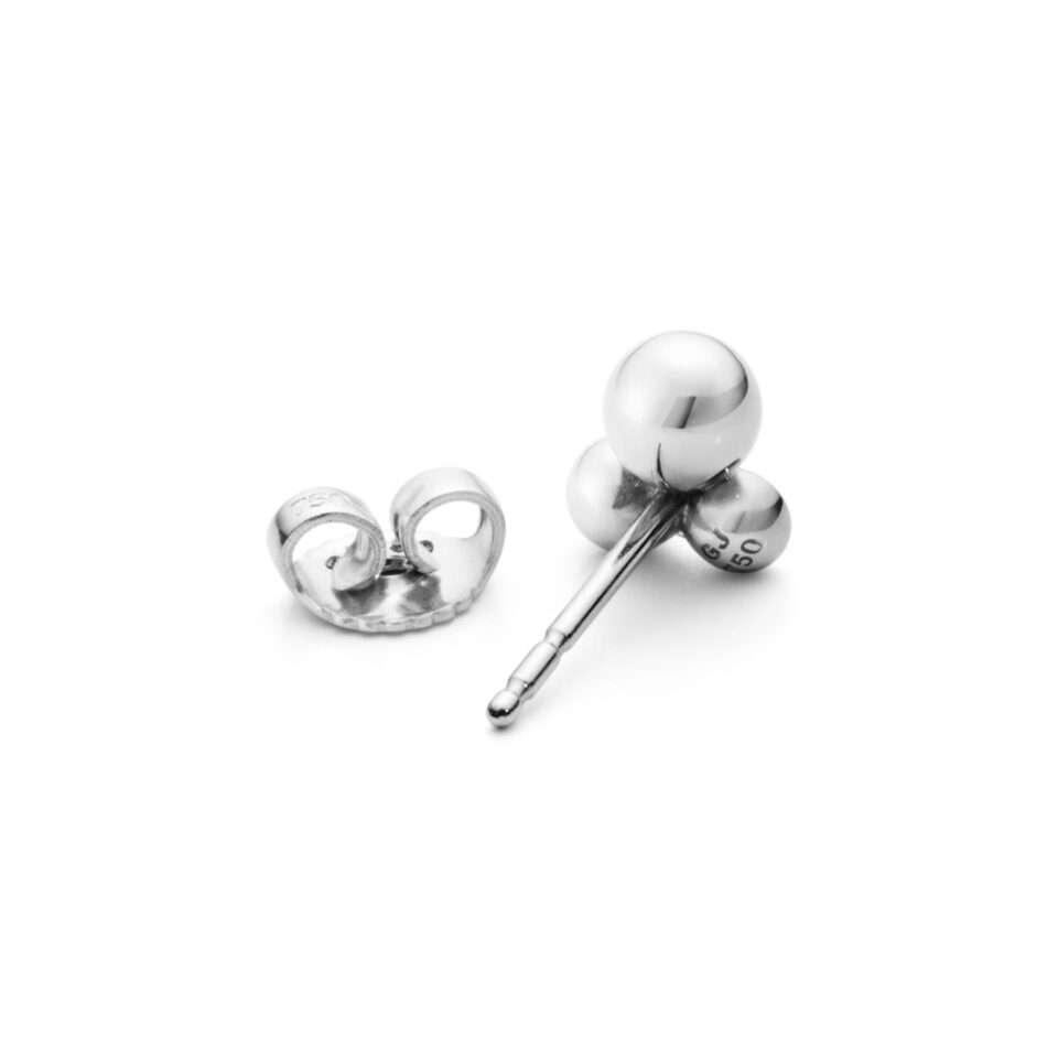 GEORG JENSEN - ØREDOBBER, MOONLIGHT GRAPES STIFT MED DIAMANTER 0,07 CT. SØLV - DETALER